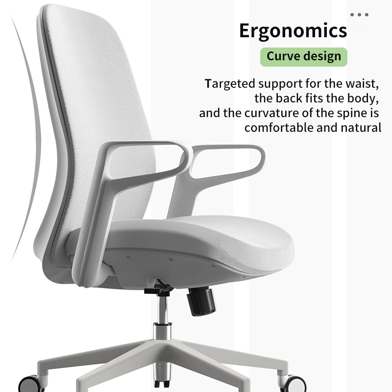 Sample Customization MID Back Executive Modern Ergonomic Office Chairs Mesh Task Office Staff PC Swivel Gaming Adjustable Armrest Office Chair Furniture