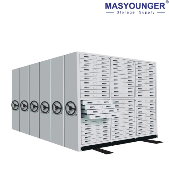 Popular Mobile Shelving System High Density Storage Hospital Filing Storage