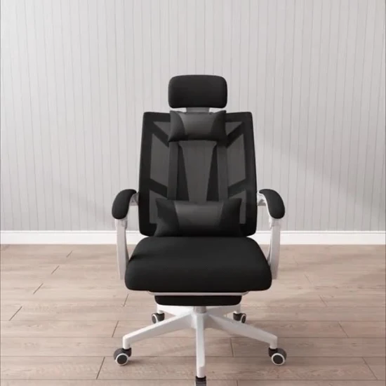 Ergonomic Mesh Chair Reclining Chair with Footrest Best Office Mesh Chair