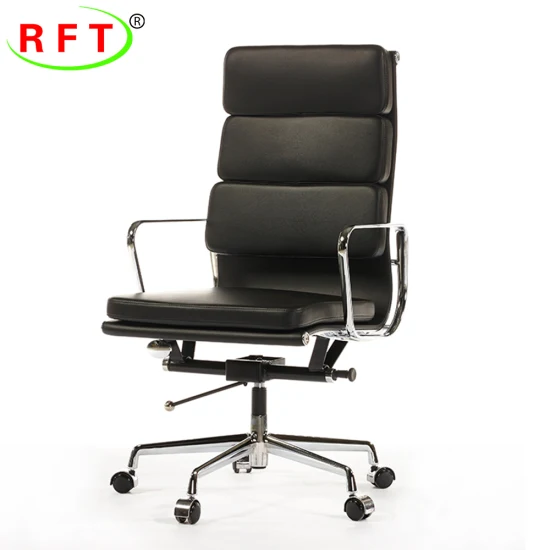 Luxury High Back Leather Ergonomic Boss Manager Computer Executive Ergonomic Office Chair